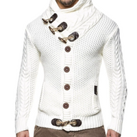 Men's Turtleneck Cardigan | Stylish & Casual