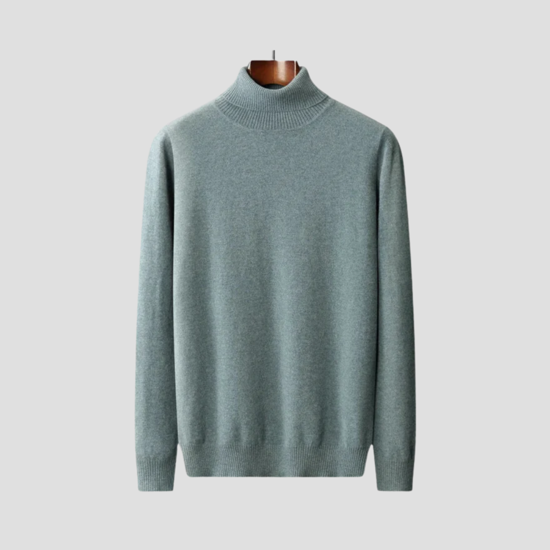 Men's Turtleneck Sweater - Elegant and Comfortable