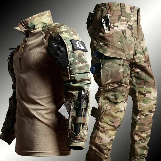 Men's Two-Piece Military Outfit