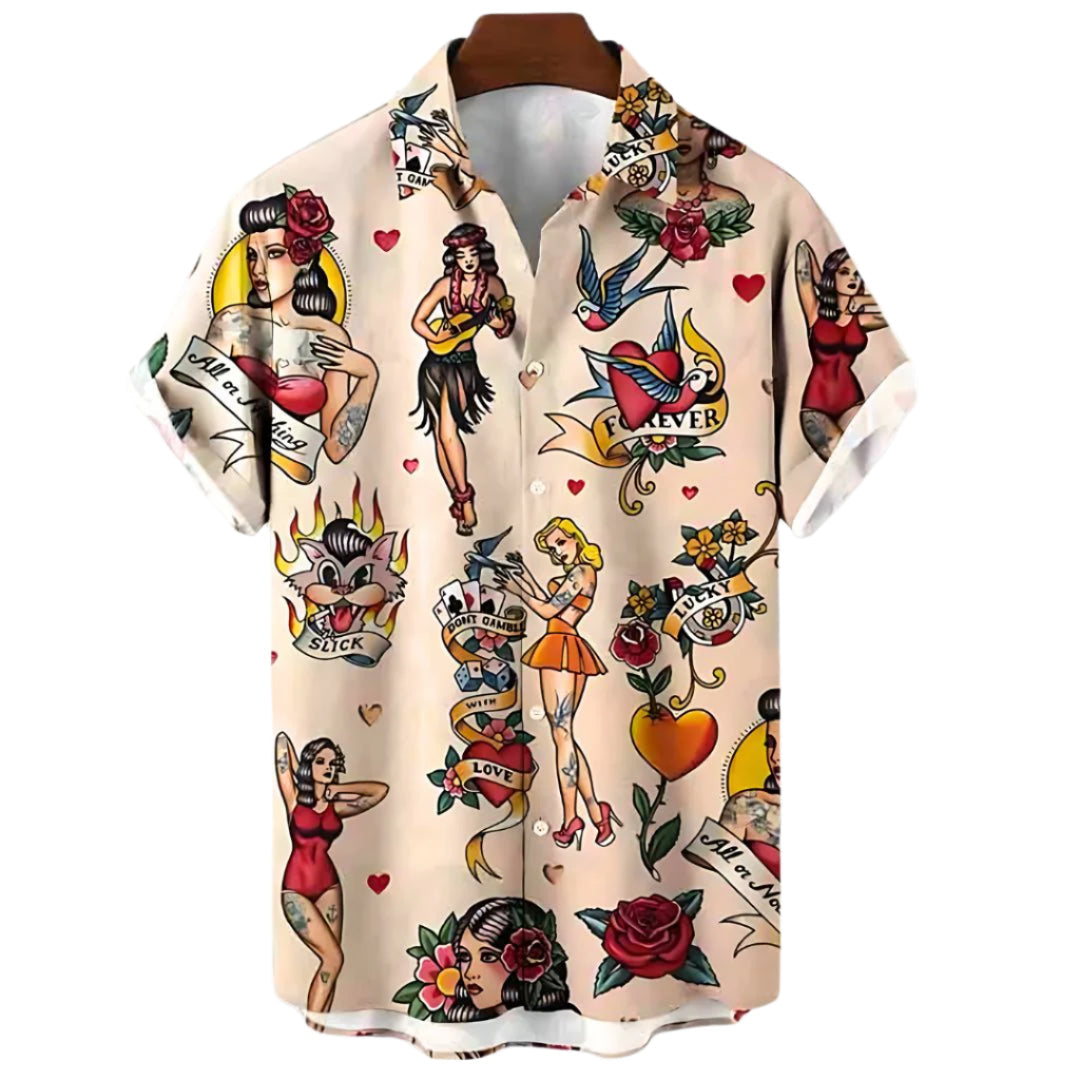 Men's Vintage Style Lightweight T-Shirt