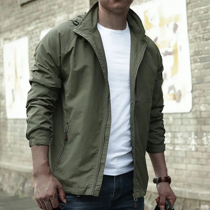 Men's Water-Repellent Breathable Cargo Jacket
