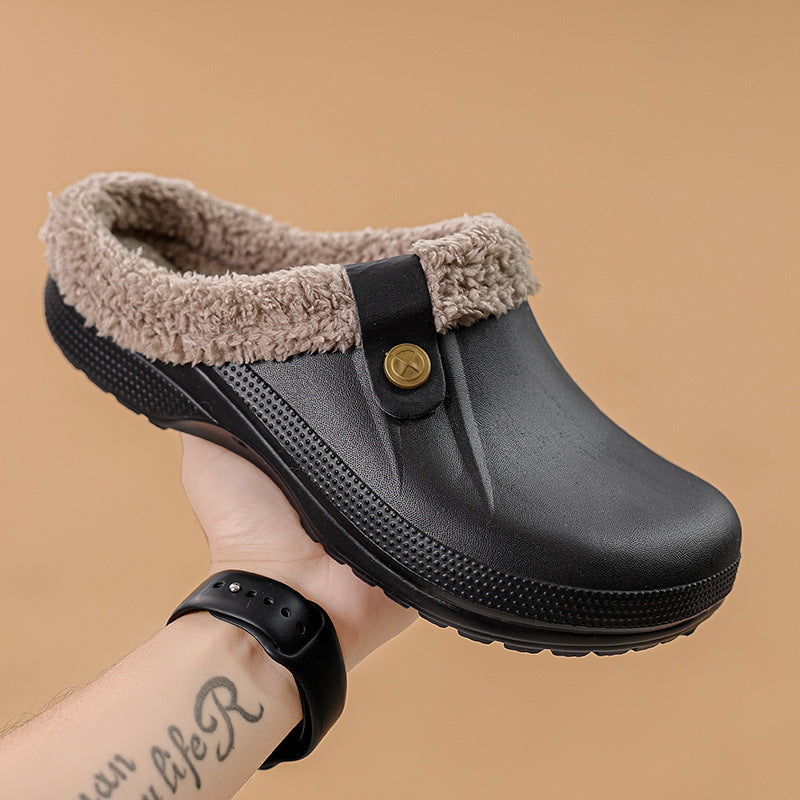 Men's Waterproof Lined Winter Clogs