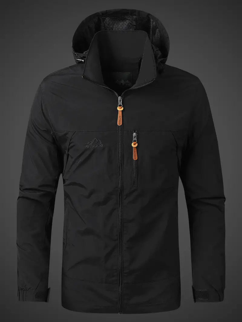 Men's Waterproof Rain Jacket with Breathable Design – Lightweight Outdoor Jacket for Everyday Use