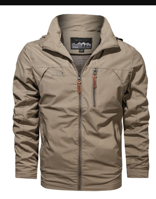 Men's Waterproof Rain Jacket with Breathable Design – Lightweight Outdoor Jacket for Everyday Use
