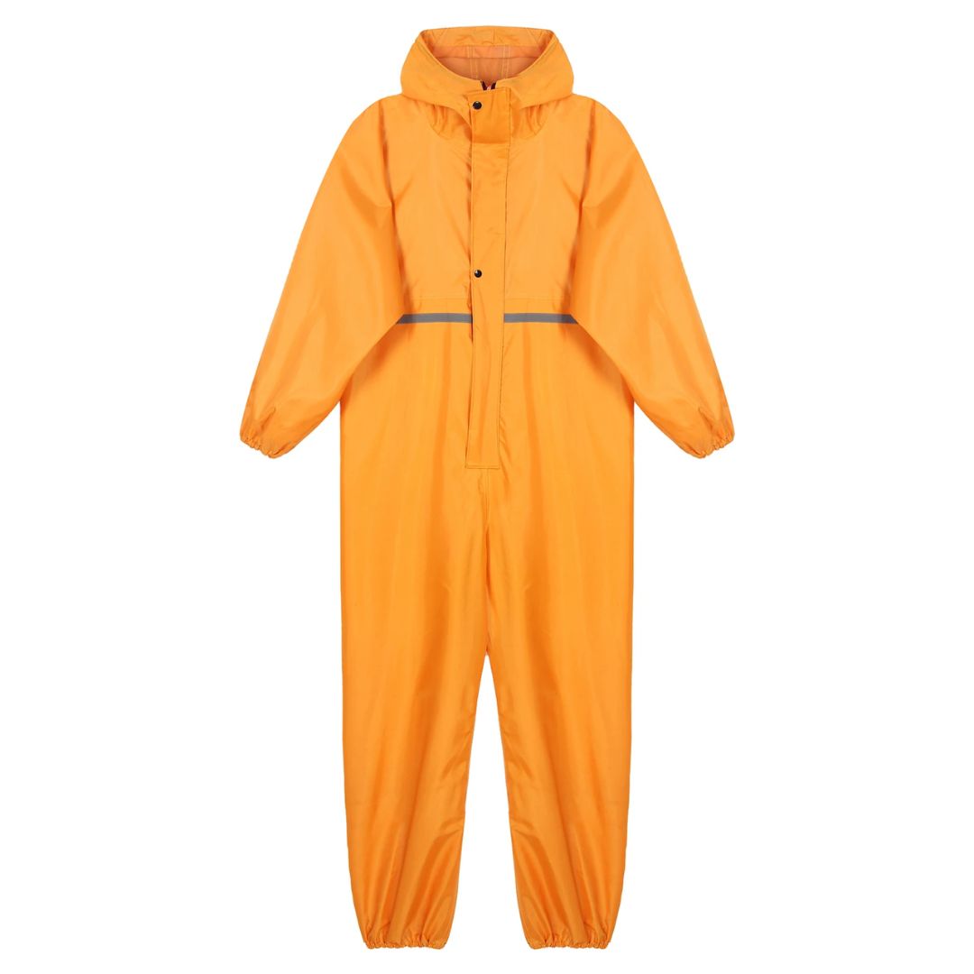 Men's Waterproof Reflective Hooded Safety Coverall