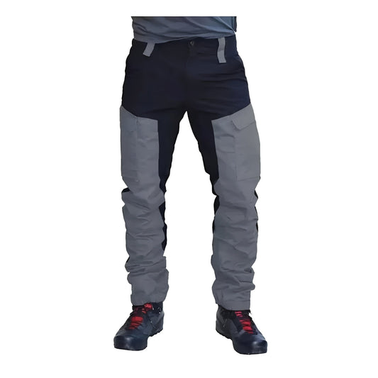 Men's Weatherproof Cargo Work Pants with Reinforced Stitching