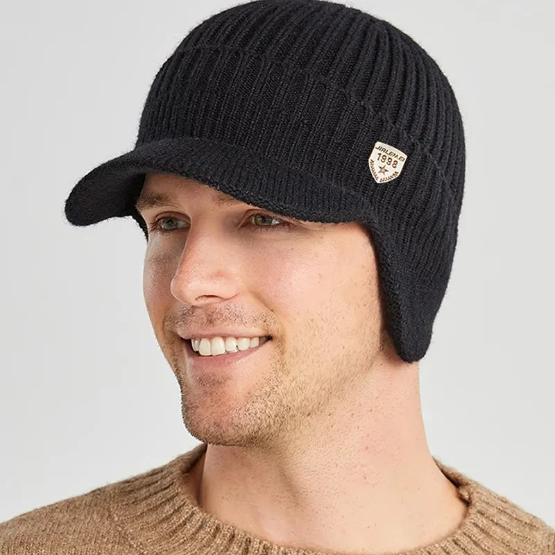 Men's Winter Beanie with Ear Flaps
