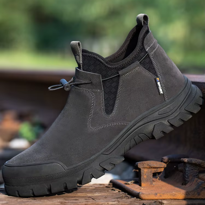 Men's Work Safety Steel-Toe Boots