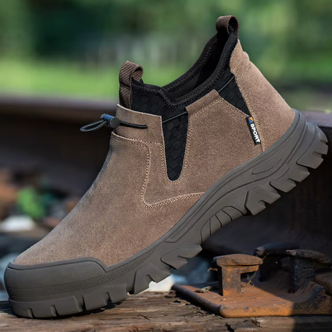 Men's Work Safety Steel-Toe Boots