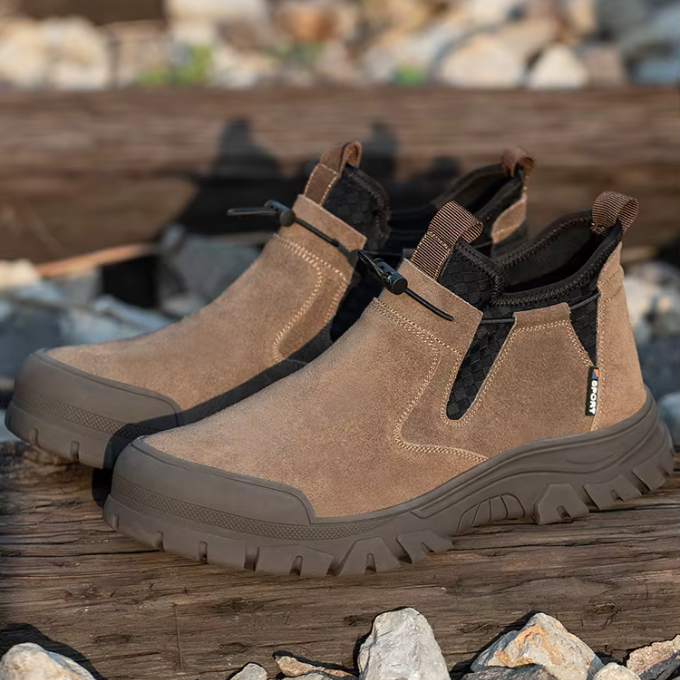 Men's Work Safety Steel-Toe Boots