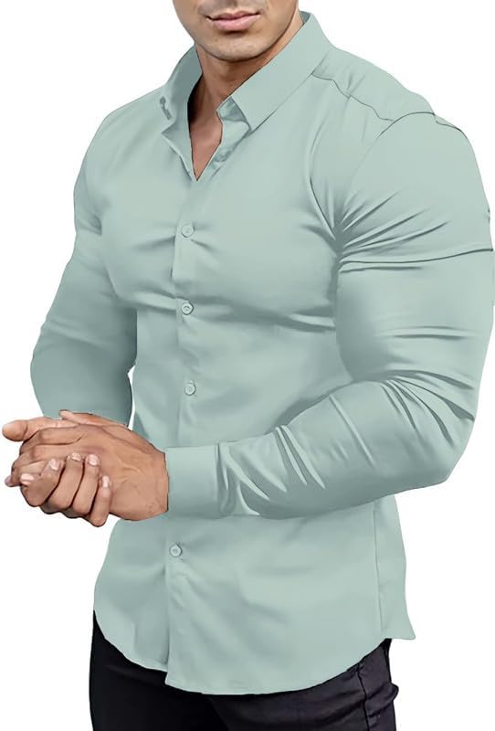 Men's Wrinkle-Free Slim Fit Shirt