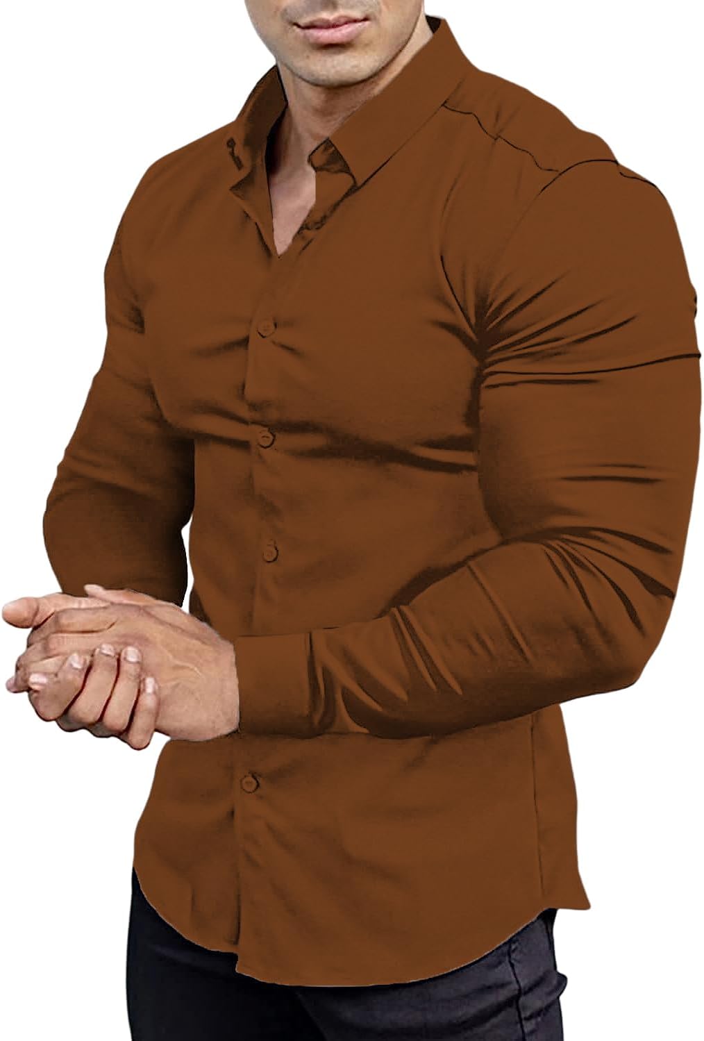 Men's Wrinkle-Free Slim Fit Shirt