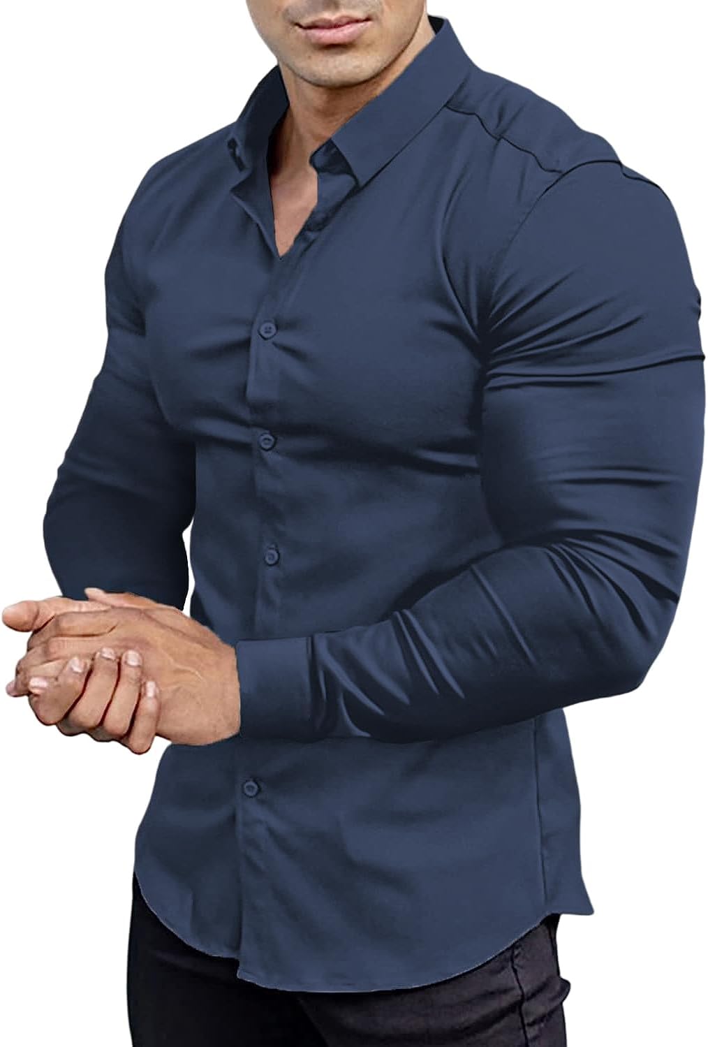 Men's Wrinkle-Free Slim Fit Shirt