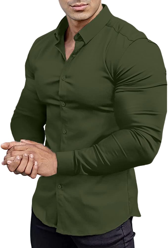 Men's Wrinkle-Free Slim Fit Shirt
