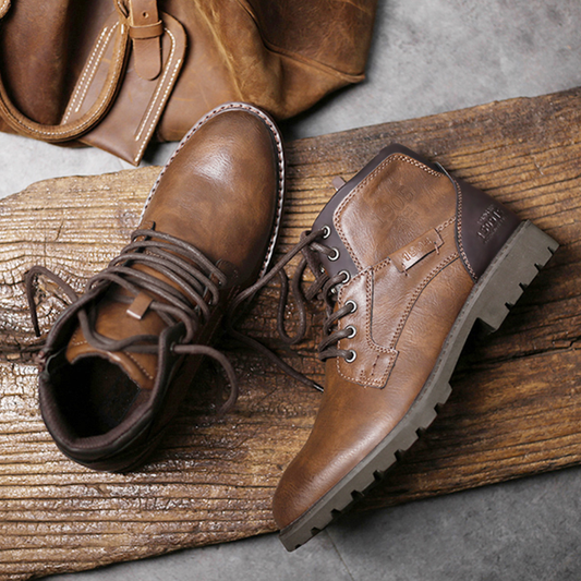 Men's Zipper Boots