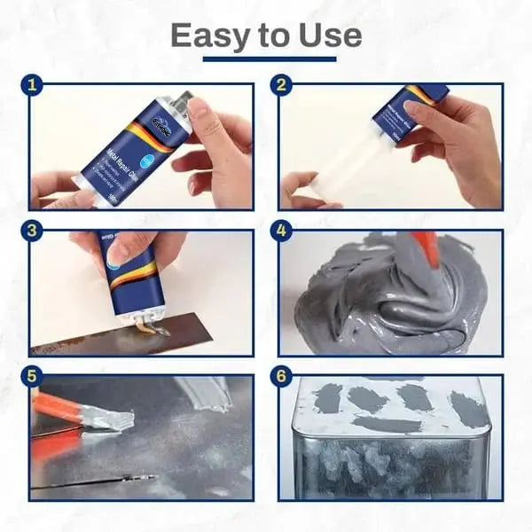 Metal Repair Glue for Permanent Repairs