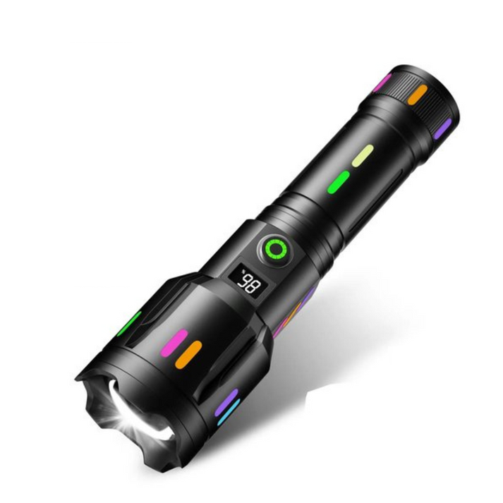 Military-Grade Rechargeable LED Flashlight – 9000 Lumens