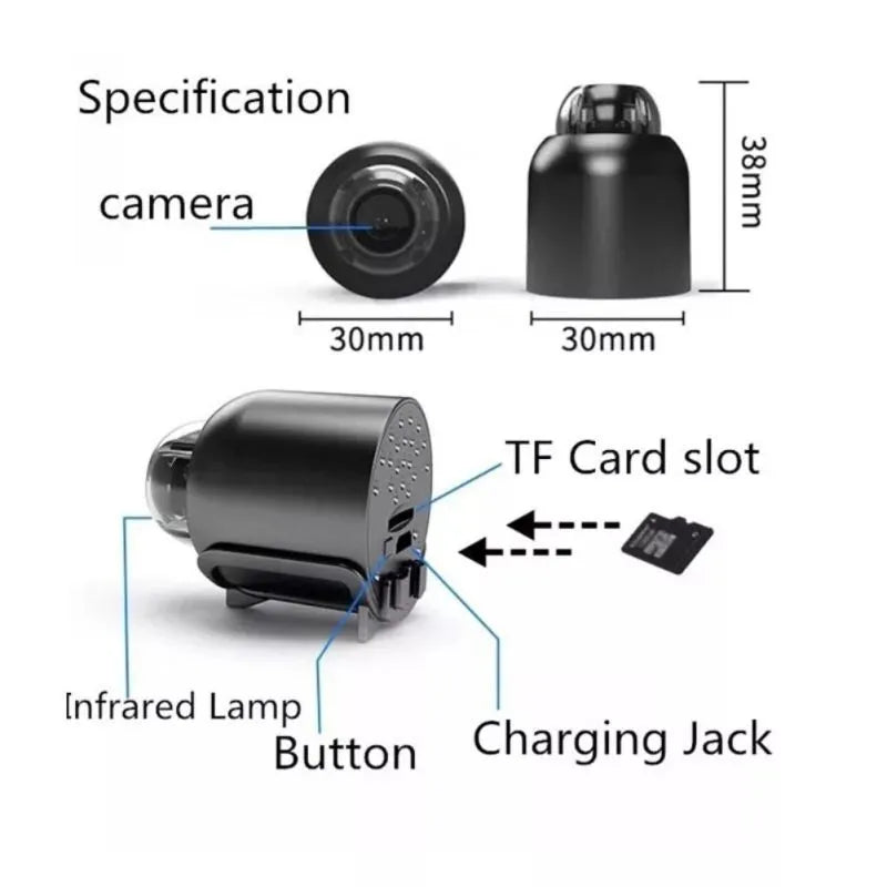 Mini 5G Wireless WiFi Camera 1080P HD