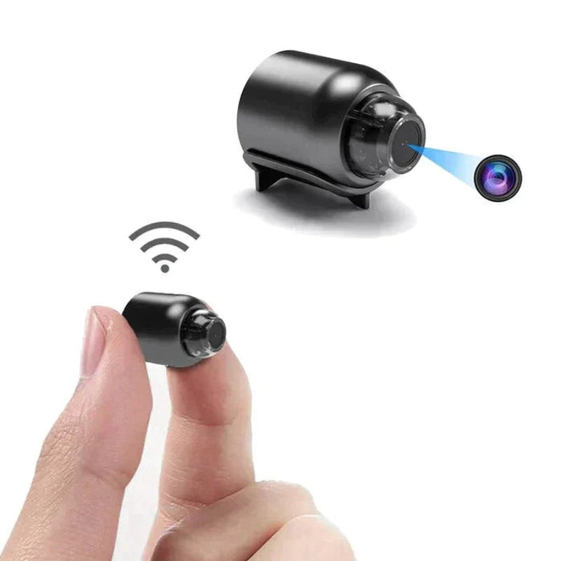 Mini Wi-Fi Security Camera with Real-Time Alerts and Night Vision