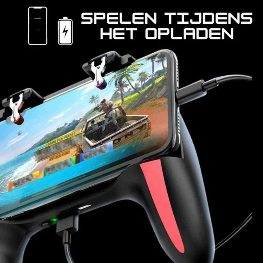 Mobile Gaming Controller - FPS Grip with Cooling and Charging Function