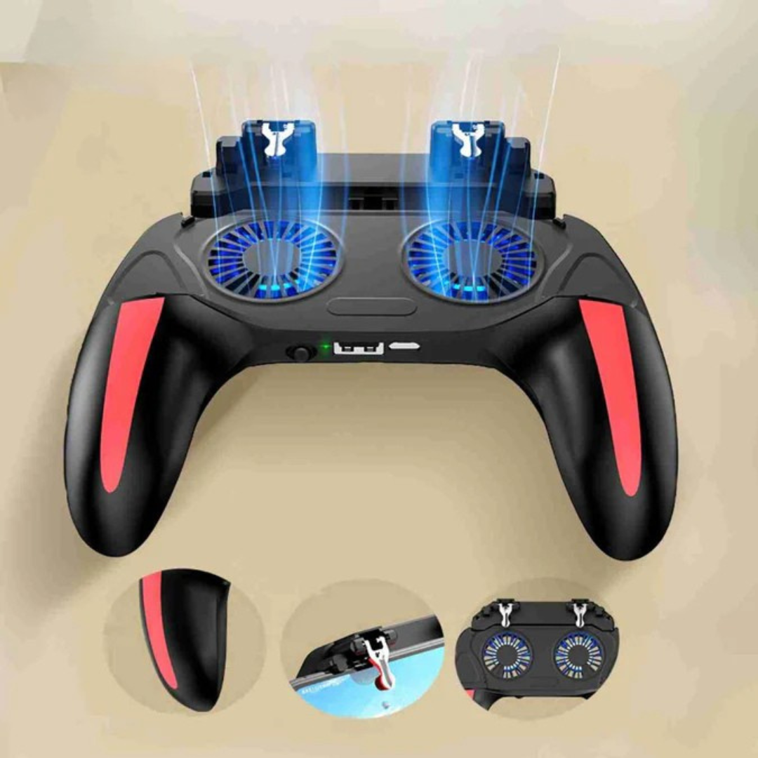 Mobile Gaming Controller - FPS Grip with Cooling and Charging Function