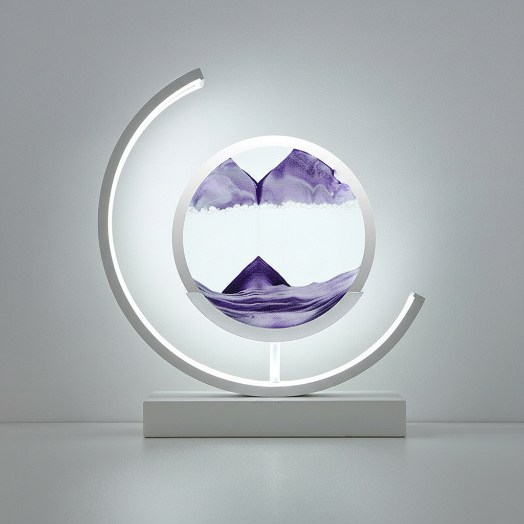 Modern 3D Sand Bowl Table Lamp