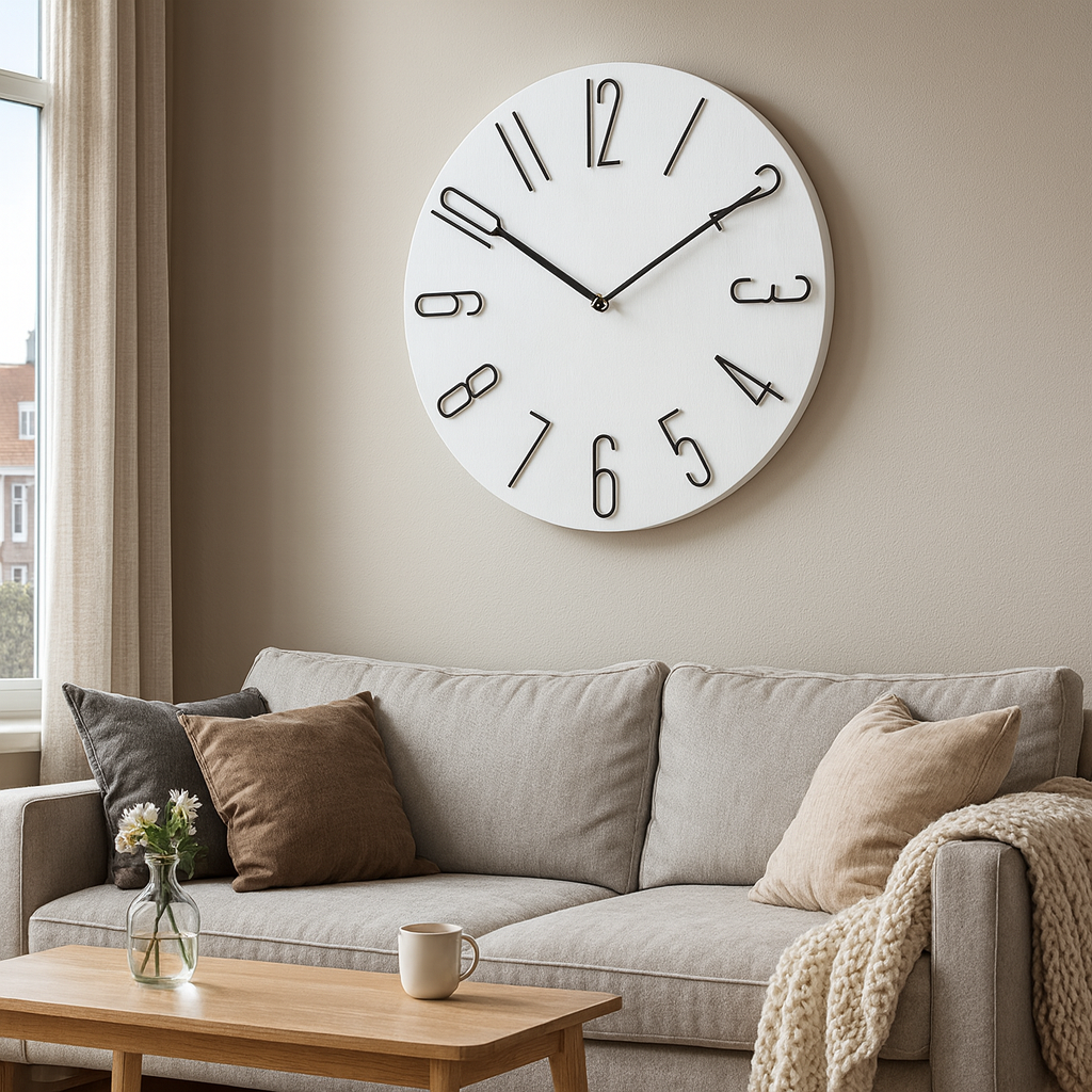 Modern Colorful Living Room Wall Clock