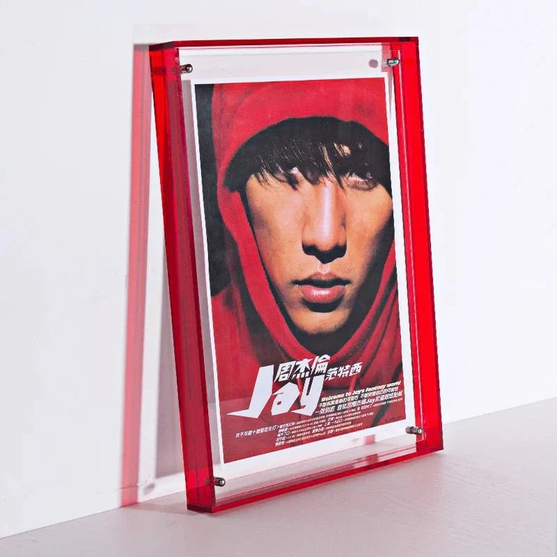 Modern Colorful Transparent Acrylic Photo Frame