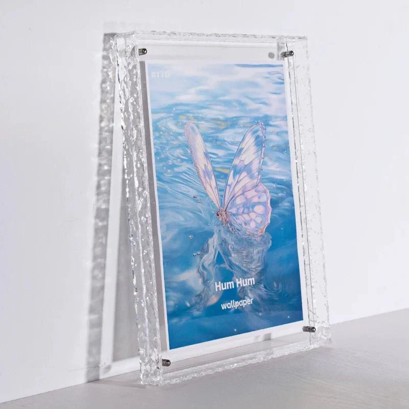Modern Colorful Transparent Acrylic Photo Frame