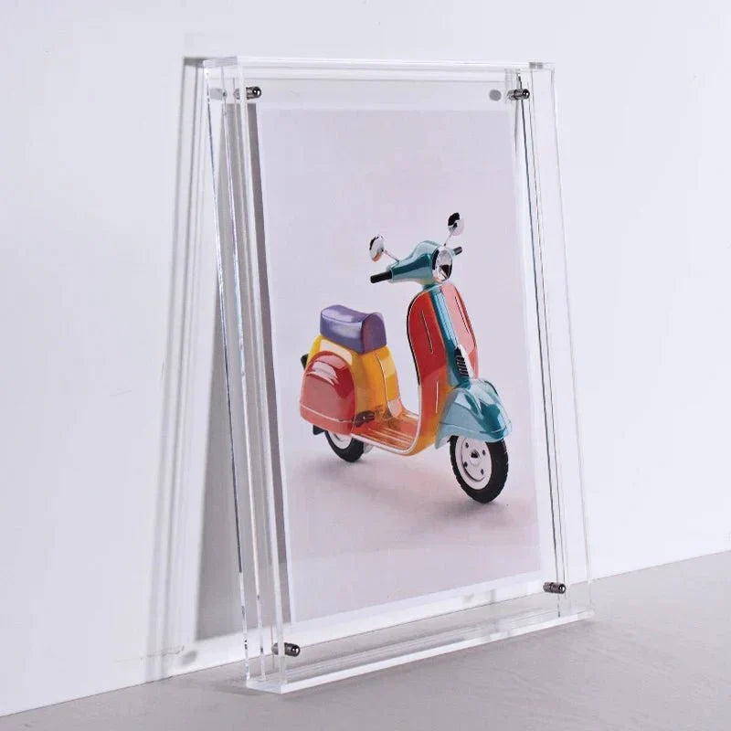 Modern Colorful Transparent Acrylic Photo Frame