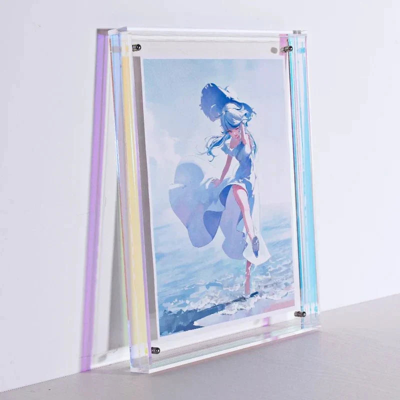 Modern Colorful Transparent Acrylic Photo Frame