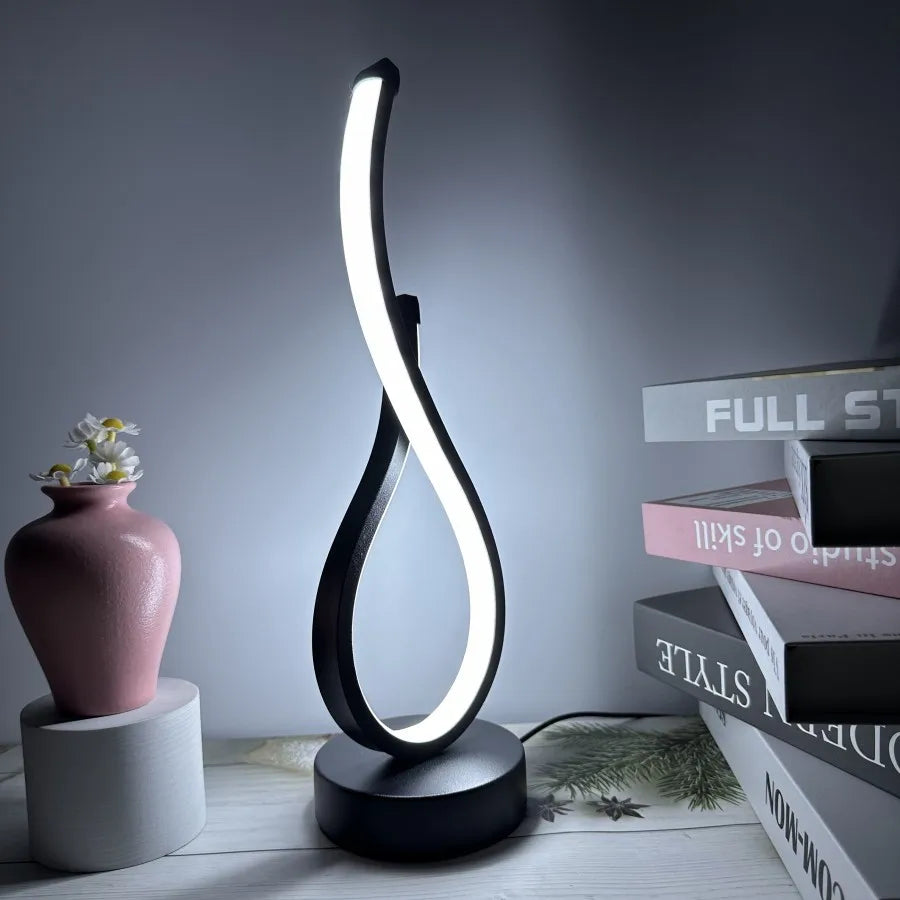 Modern Dimmable LED Table Lamp with 3 Light Colors