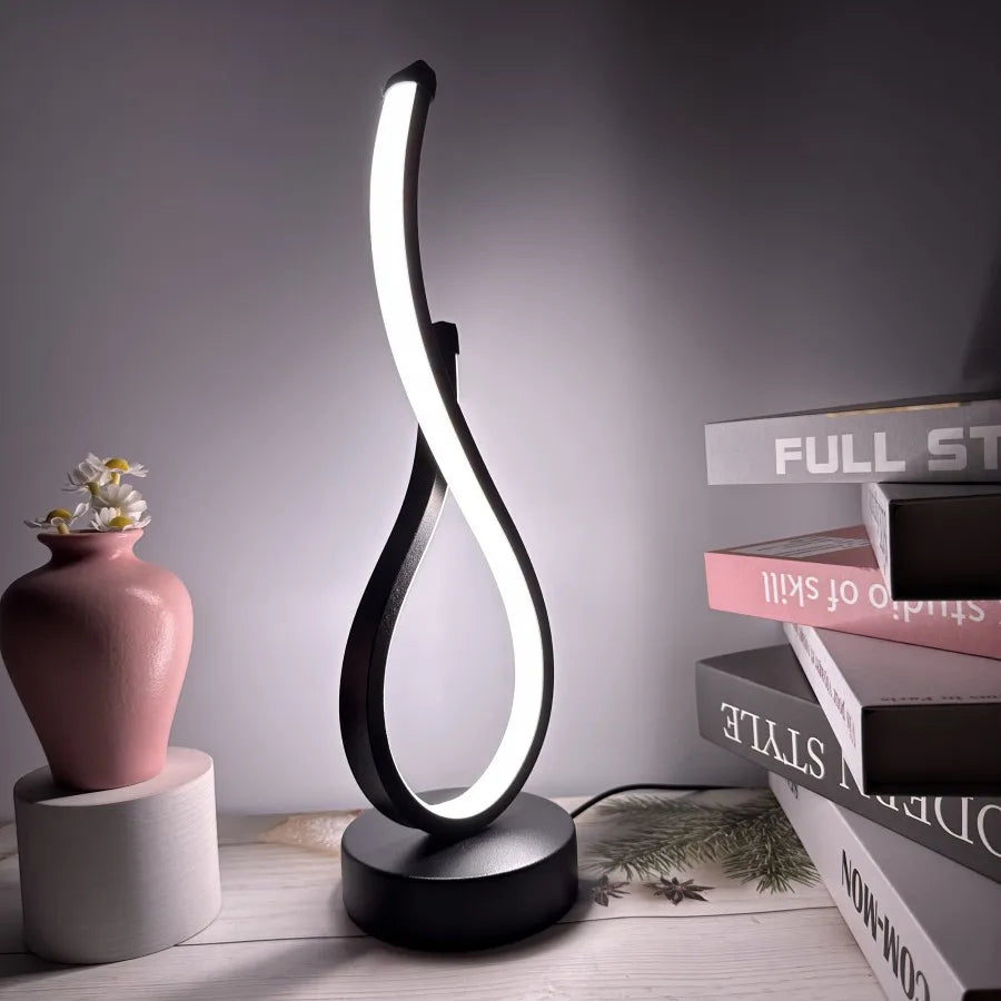 Modern Dimmable LED Table Lamp with 3 Light Colors