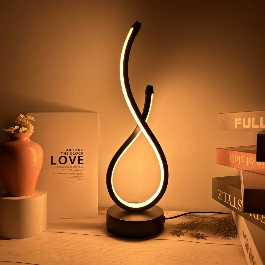 Modern Dimmable LED Table Lamp with 3 Light Colors