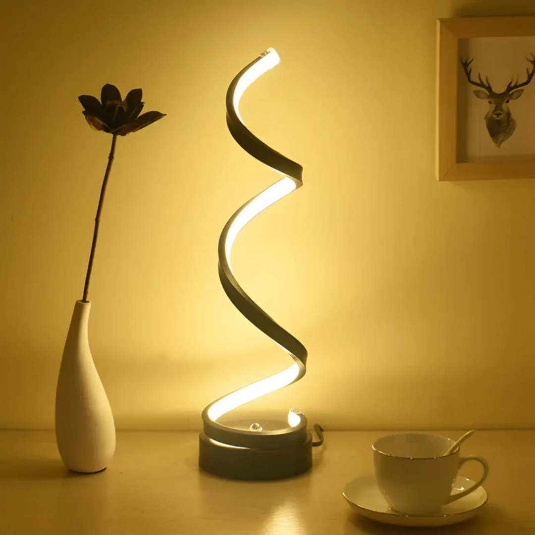 Modern Dimmable Spiral Table Lamp