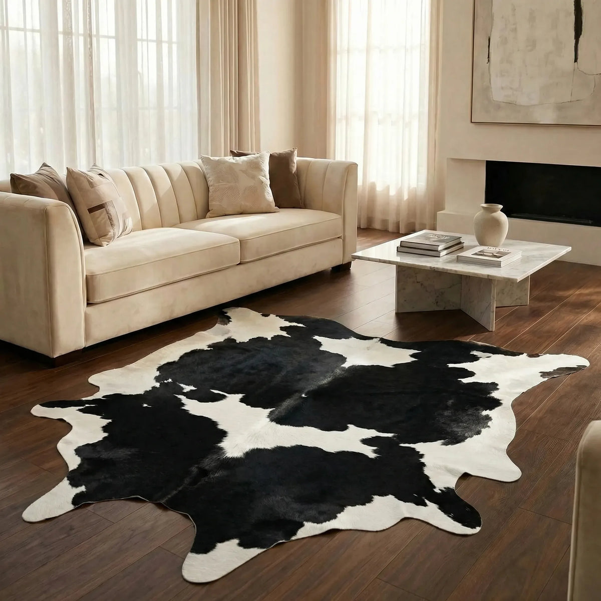 Modern Faux Fur Area Rug