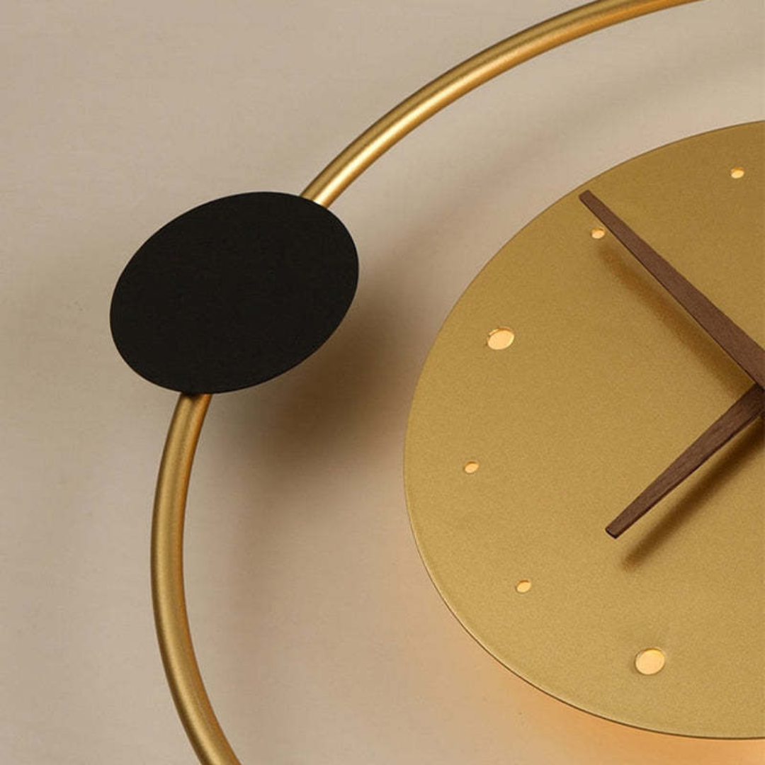 Modern LED Wall Clock Lamp