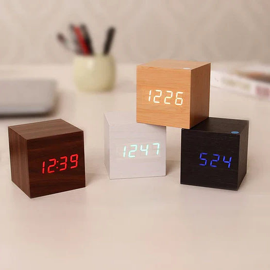 Modern Minimalist Digital Clock for the Home