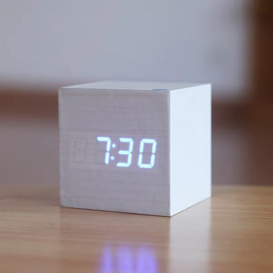 Modern Minimalist Digital Clock for the Home