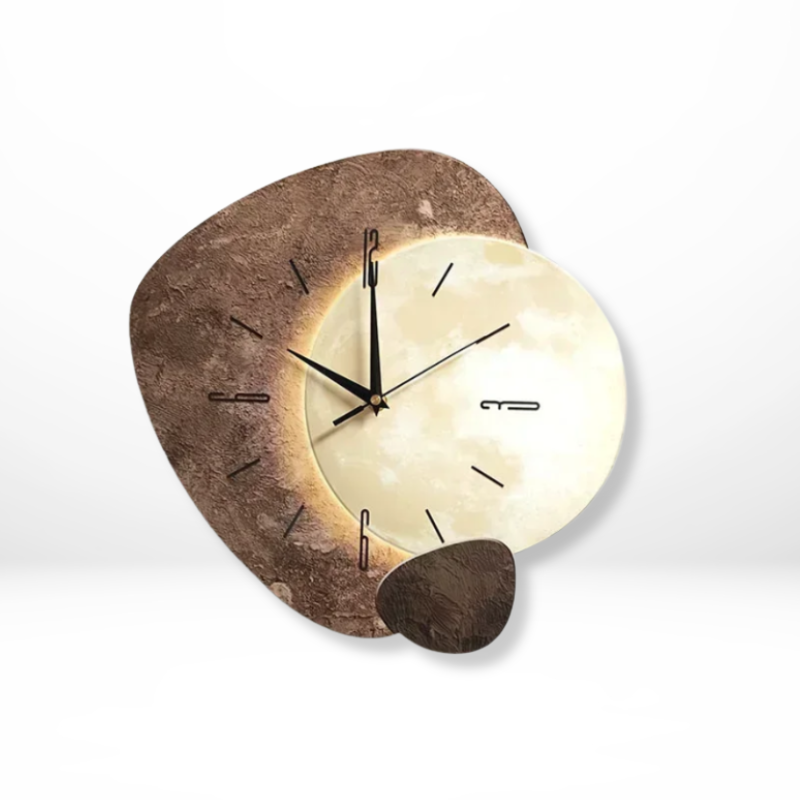 Modern Silent Quartz Wall Clock with Backlight