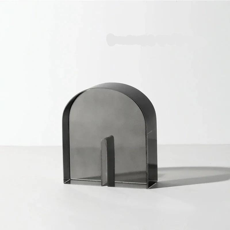 Modern Vivid Crystal Bookends for Shelf Decor