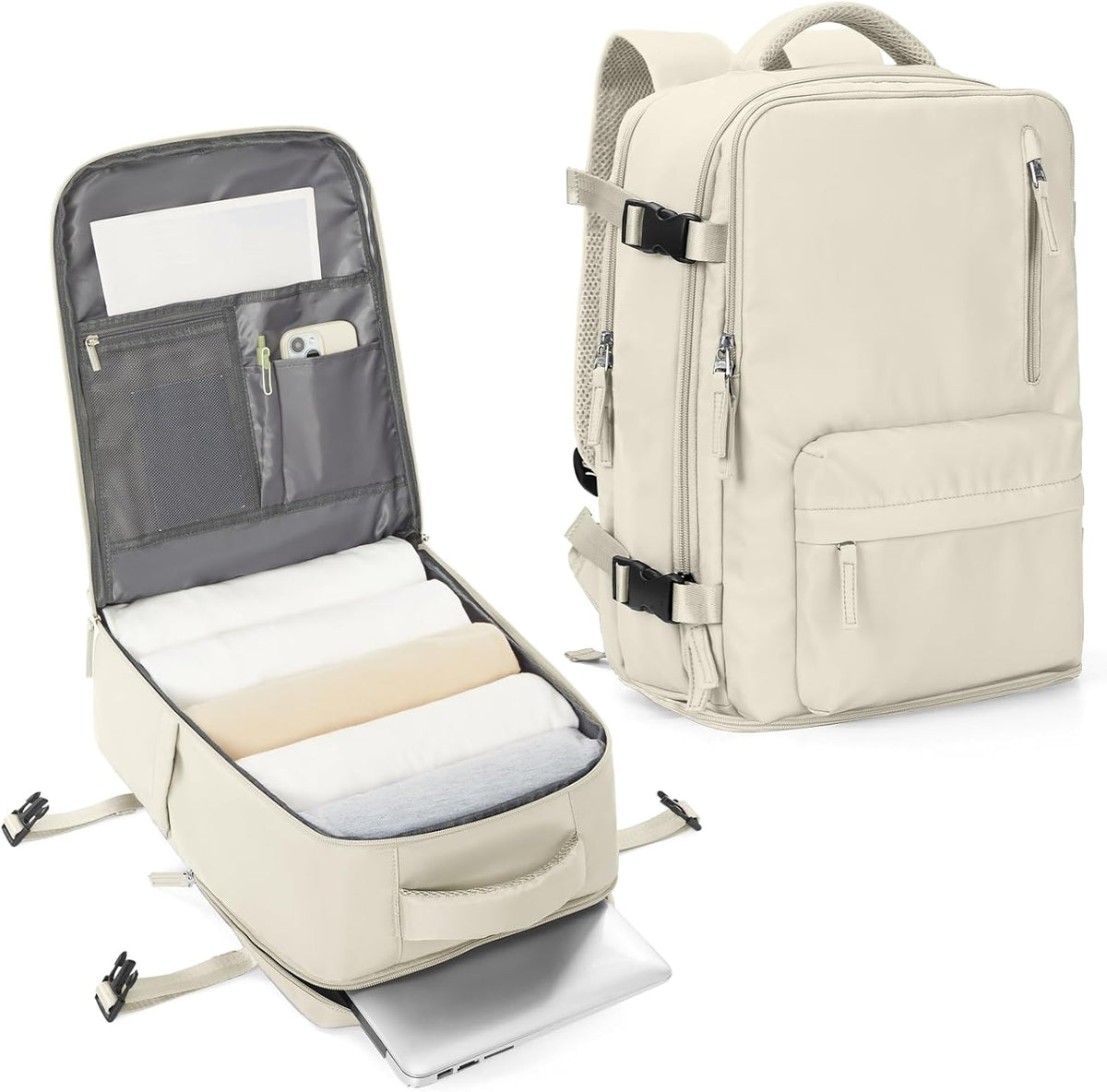 Multi-Compartment Laptop Carry Bag with Adjustable Shoulder Strap