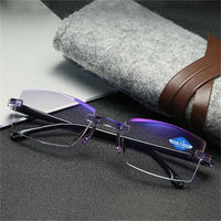Multifocal Glasses with Blue Light Filter