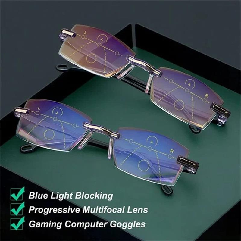 Multifocal Glasses with Blue Light Filter