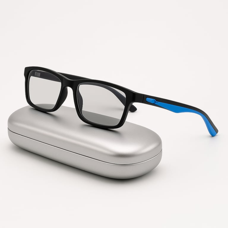 Multifocal Photochromic Reading Glasses with Blue Light Blocking