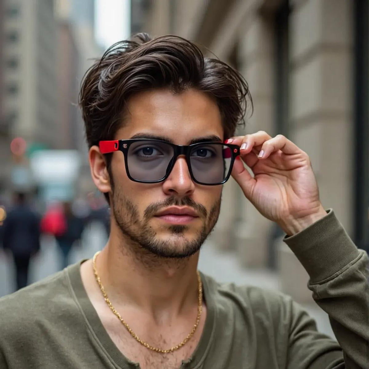 Multifocal Photochromic Reading Glasses with Blue Light Blocking