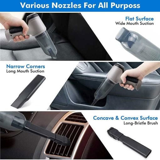 Multifunctional Battery-Powered Cordless Mini Vacuum Cleaner