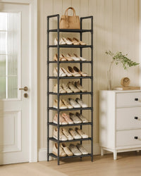 Narrow Metal Shoe Rack | Space-Saving Shoe Storage