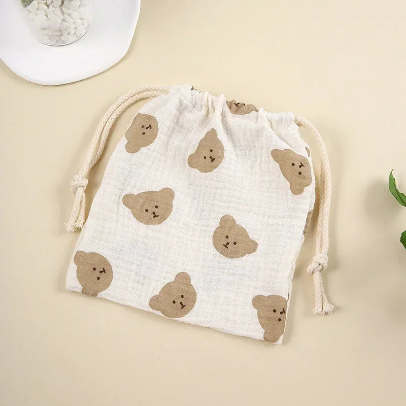 Natural Cotton Storage Bags for Moms