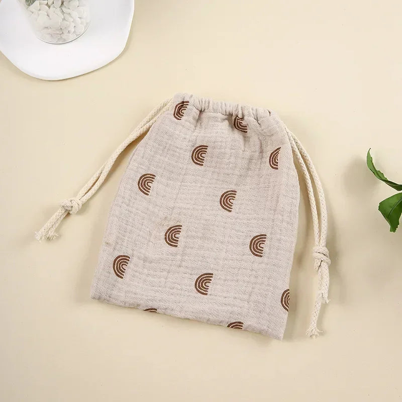 Natural Cotton Storage Bags for Moms